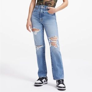 Good American Good Boy Distressed Jeans
